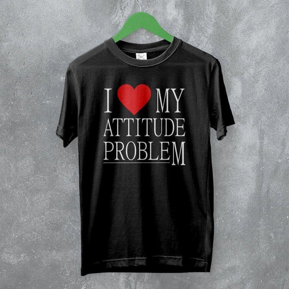 Attitude Problem Girly Quote Trendy Statement Fashion Humor TShirt